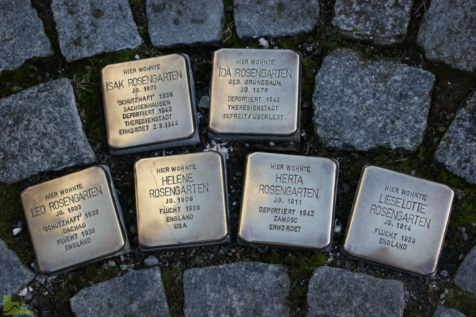 Enthüllung der Gedenktafel an der Kirchstraße