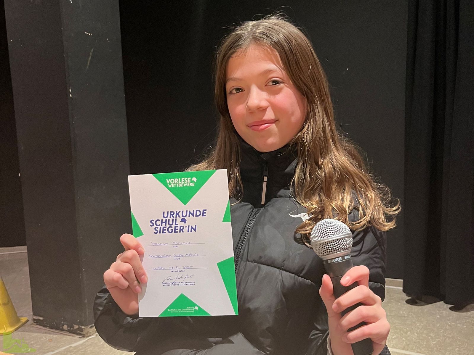 Vorlesewettbewerb 2025 - die Siegerin steht fest